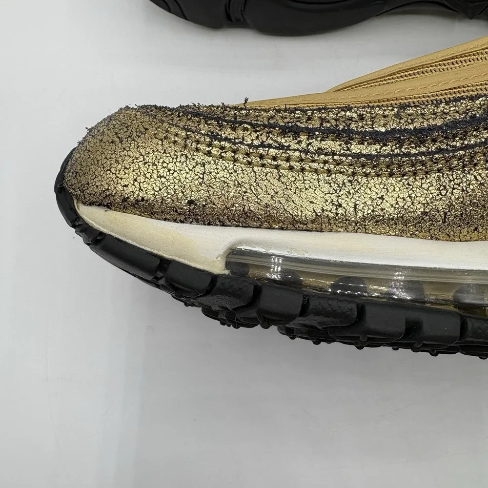 Nike Sneakers Women's GoldAir Max 97 'Cracked Gold' | DO5881 700 2021 Size W‎ 8